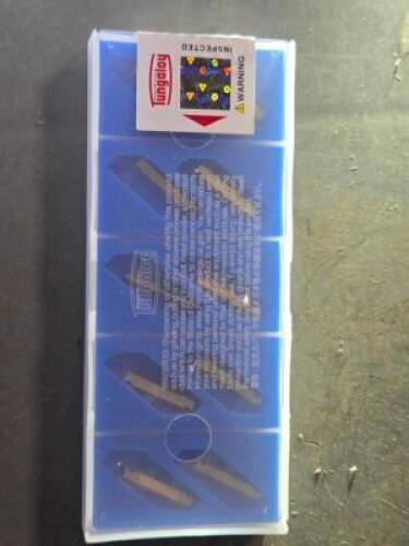 DESCRIPTION: (10) CARBIDE CUTOFF INSERTS BRAND/MODEL: TUNGALOY JCGN200FR J740 RETAIL$: $324.50 QTY: 10