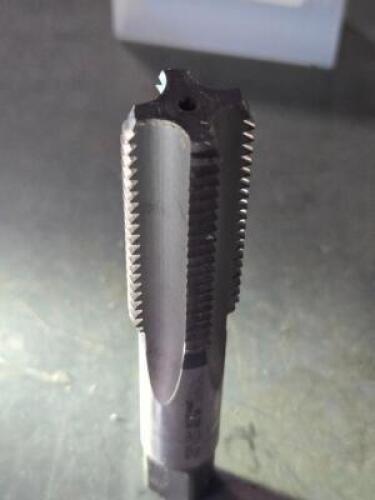DESCRIPTION: (4) HSS STRAIGHT FLUTE BOTTOMIN GTAP BRAND/MODEL: REGAL 020413AS SIZE: M20x2.5 RETAIL$: $122.62 QTY: 4