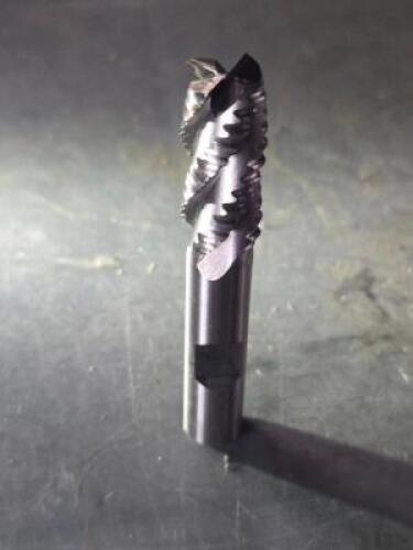 DESCRIPTION: (2) COBALT ROUGHING END MILL BRAND/MODEL: VC 01897289 SIZE: 7/16" DIA 1" LOC 3/8" SD RETAIL$: $49.30 QTY: 2