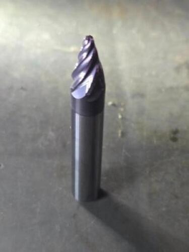 DESCRIPTION: (2) 15 DEG TAPER FORM BARREL CUTTER END MILL BRAND/MODEL: ACCUPRO 03328895 SIZE: 0.3750" SM END DIA 0.5901 LOC RETAIL$: $648.96 QTY: 2