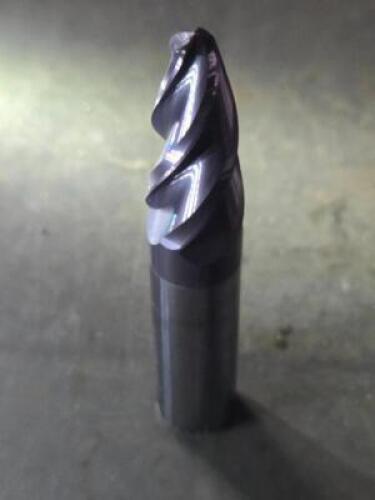 DESCRIPTION: (2) SOLID CARBIDE BARREL CUTTER OVAL FORM END MILL BRAND/MODEL: ACCUPRO 03329596 SIZE: 5/8" SD 1.3766" LOC .6250" SM END RETAIL$: $511.48
