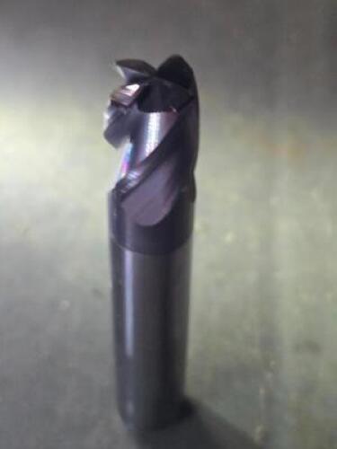DESCRIPTION: (2) SOLID CARBIDE LLENS FORM BARREL CUTTER END MILL BRAND/MODEL: ACCUPRO 03314887 SIZE: 1/2" SD 9/16" LOC RETAIL$: $228.86 QTY: 2