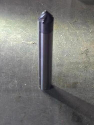 DESCRIPTION: (2) SOLID CARBIDE 45 DEG TAPER FORM BARREL CUTTER END MILL BRAND/MODEL: ACCUPRO 03315330 SIZE: 0.3750"MALL END DIA 3/16" LOC RETAIL$: $33