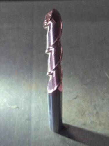 DESCRIPTION: (1) SOLID CARBIDE BALL END MILL BRAND/MODEL: ACCUPRO 60338399 SIZE: 9/16" DIA 3" LOC RETAIL$: $127.94 QTY: 1