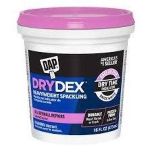 DESCRIPTION: (4) SPACKLING BRAND/MODEL: DAP DRYDEX SIZE: PT RETAIL$: $12.88 EA QTY: 4