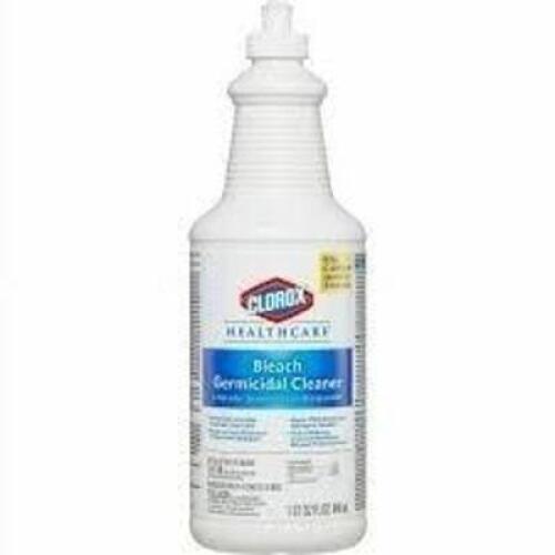 DESCRIPTION: (6) BLEACH GERMICIDAL CLEANER BRAND/MODEL: CLOROX HEALTHCARE #6VDE6 SIZE: 32 OZ RETAIL$: $140.00 TOTAL QTY: 6