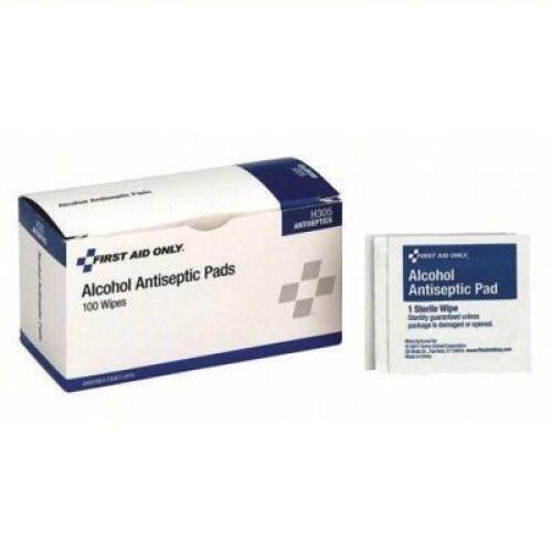 DESCRIPTION: (1) CASE OF (12) BOXES OF (100) ALCOHOL WIPES BRAND/MODEL: FIRST AID ONLY #1236LF43 SIZE: Topical Antiseptic Wipes: Wipes, Isopropyl Alco