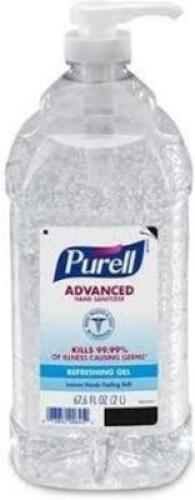 DESCRIPTION: (4) ADVANCED HAND SANITIZER REFRESHING GEL BRAND/MODEL: PURELL SIZE: 67.6 FL OZ RETAIL$: $12.87 EA QTY: 4