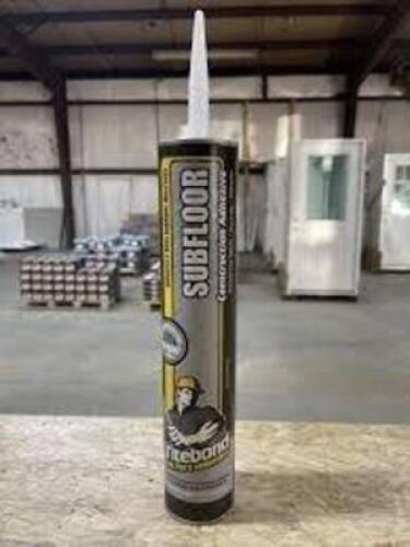 DESCRIPTION: (4) CONSTRUCTION ADHESIVE BRAND/MODEL: DAP SUBFLOOR #2PE27 INFORMATION: TAN SIZE: 10.03 OZ RETAIL$: $5.98 EAA QTY: 4