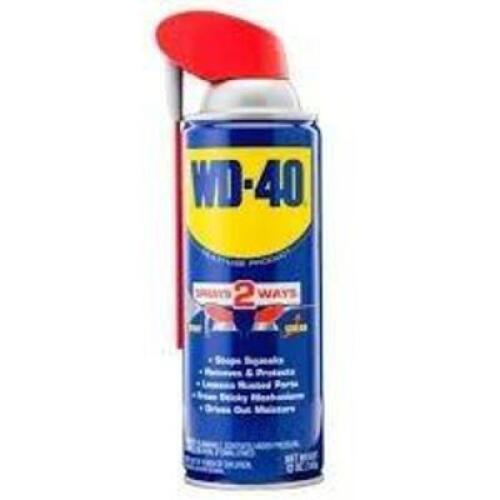 DESCRIPTION: (4) MULTI-USE PRODUCT BRAND/MODEL: WD-40 INFORMATION: SPRAYS 2 WAYS SIZE: 8 OZ RETAIL$: $6.00 EA QTY: 4