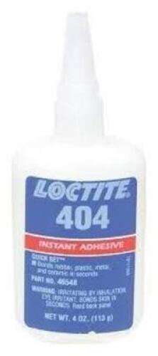 DESCRIPTION: (3) INSTANT ADHESIVE BRAND/MODEL: LOCTITE 404 #36D059 SIZE: 4 OZ RETAIL$: $244.17 EA QTY: 3