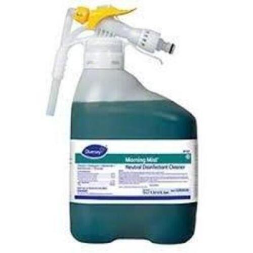 DESCRIPTION: (2) NEUTRAL DISINFECTANT CLEANER CONCENTRATEBRAND/MODEL: DIVERSEY #10C404INFORMATION: MORNING MISTSIZE: 5 LRETAIL$: $66.54 EAQTY: 2