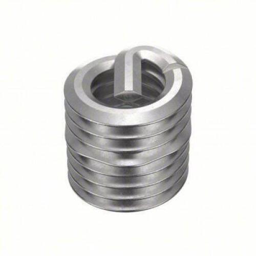 DESCRIPTION: (1) CASE OF (1000) HELICAL INSERT BRAND/MODEL: HELI-COIL #4EWU7 SIZE: Tanged Tang Style, Free-Running, M4-0.70 Thread Size, Plain RETAIL$