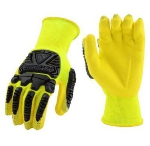 DESCRIPTION: (12) PAIRS OF PROTECTIVE GLOVES BRAND/MODEL: WESTCHESTER #HVY713NFB/L INFORMATION: HI-VIZ YELLOW SIZE: LARGE RETAIL$: $14.06 EA QTY: 12
