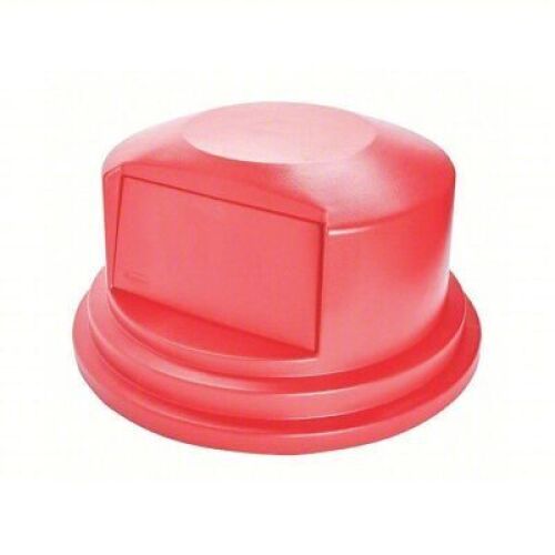 DESCRIPTION: (1) TRASH CAN TOP BRAND/MODEL: RUBBERMAID #5M771 INFORMATION: RED SIZE: 55 gal Cntnr Cap, 27 1/4 in Wd/Dia, Plastic RETAIL$: $180.39 EA Q