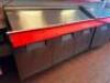 DESCRIPTION TRUE 72" REFRIGERATED SANDWICH PREP COOLER. BRAND / MODEL: TRUE TSSU-72-30M-B ADDITIONAL INFORMATION SN# 7359838, 115 VOLT, 1 PHASE. IN WO - 2