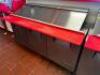 DESCRIPTION TRUE 72" REFRIGERATED SANDWICH PREP COOLER. BRAND / MODEL: TRUE TSSU-72-30M-B ADDITIONAL INFORMATION SN# 7359838, 115 VOLT, 1 PHASE. IN WO - 3