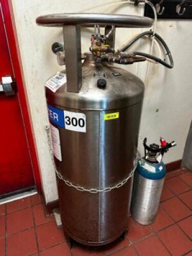 DESCRIPTION CARBO MIZER 300 CO2 STORAGE TANK. LOCATION KITCHEN QTY 1