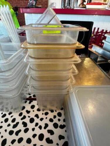 DESCRIPTION (6) 1/6TH SIZE PLASTIC INSERTS LOCATION COUNTER QTY 6