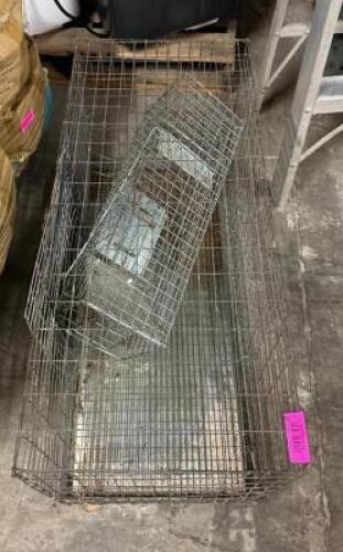 ANIMAL CAGE AND SMALL LIVE ANIMAL TRAP