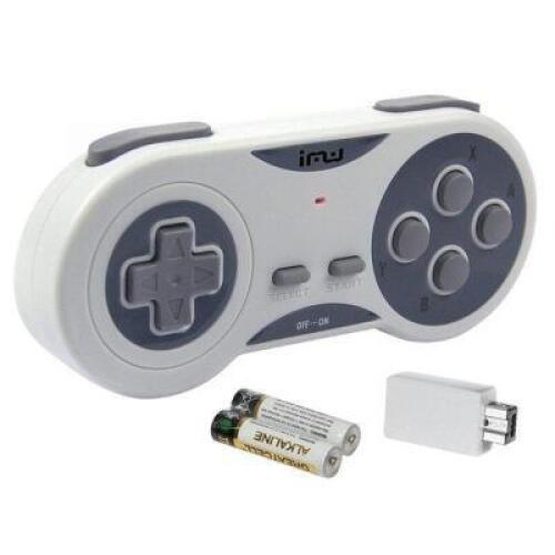 2CT PACK OF WIRELESS GAMING CONTROLLERS FOR NINTENDO AND SUPER NINTENDO CLASSIC