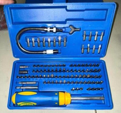 SCREWDRIVER SET WITH ASSORTED BITS