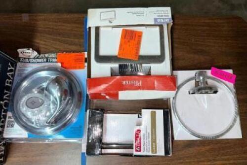 ASSORTED BATHROOM FIXTURES