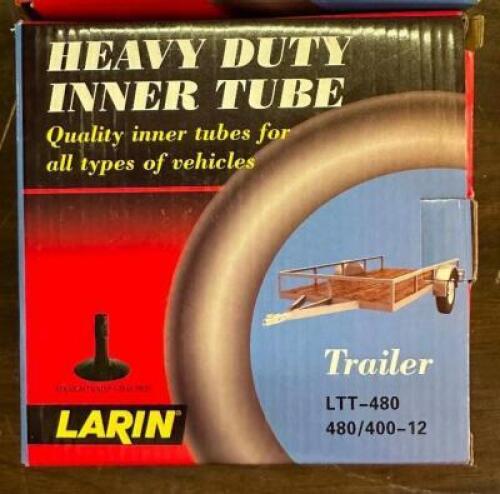 (3)- HEAVY DUTY TRAILER TIRE INNER TUBES