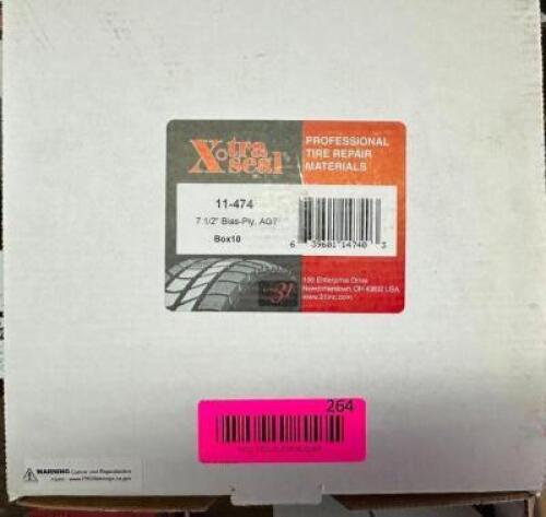 (5)- BOXES OF TIRE REPAIR PATCHES