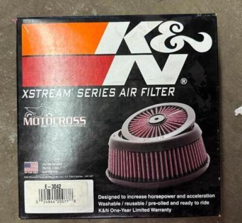 K & N HIGH PERFORMANCE DIRT BIKE AIR FILTER