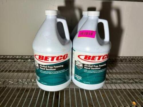 (4)- 1 GAL JUGS OF BETCO HAND SANITIZER