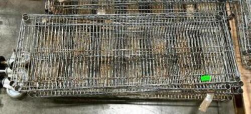 (5) WIRE SHELVES