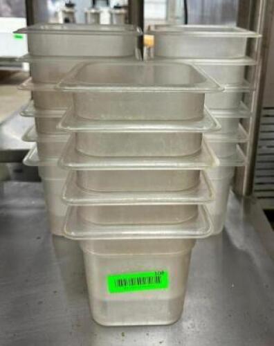 (17) 1/6 SIZE PLASTIC INSERTS