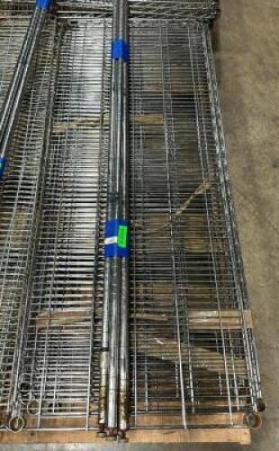 5-TIER WIRE SHELVING UNIT