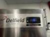 DESCRIPTION DELFIELD SINGLE DOOR REACH IN COOLER BRAND / MODEL: DELFIELD 6025XL-84 ADDITIONAL INFORMATION ON AND WORKING. 115 VOLT, 1 PHASE LOCATION K - 2