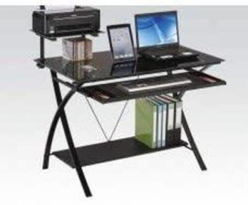 ERMA COMPUTER DESK IN BLACK