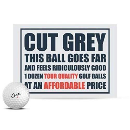 (3) 3CT PACKS OF GREY GOLF BALLS