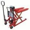 DESCRIPTION: (1) MANUAL HIGH LIFT PALLET JACK BRAND/MODEL: DAYTON #11K275 INFORMATION: RED, 2,200 LB LOAD CAPACITY, 20 1/2 IN WD ACROSS FORKS, FOOT PU