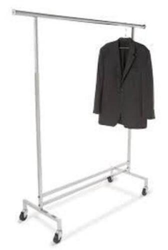DESCRIPTION: (1) CLOTHING RACK BRAND/MODEL: ECONOCO # #LNBBE INFORMATION: STAINLESS SIZE: 54" X 66 RETAIL$: $180.95 EA QTY: 1