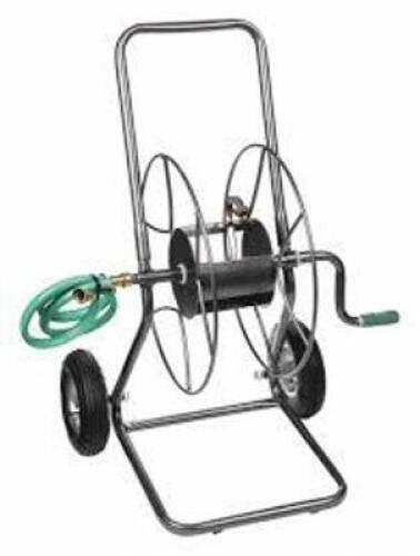 DESCRIPTION: (1) GARDEN HOSE REEL BRAND/MODEL: YARD BUTLER #49XK98 INFORMATION: 5/8 18IN REEL 150 PSI MAX OP SIZE: 200 FT RETAIL$: $197.50 EA QTY: 1