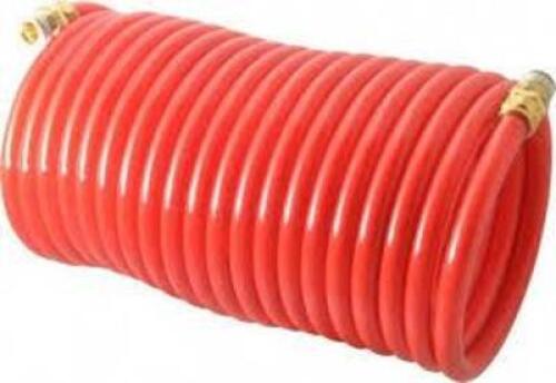 DESCRIPTION: (3) HD NYLON RECOIL HOSE BRAND/MODEL: JUPITER PNEUMATICS #5520038325JP INFORMATION: RED SIZE: 3/8 IN X 25' X 3/5 RETAIL$: $100.00 EA QTY: