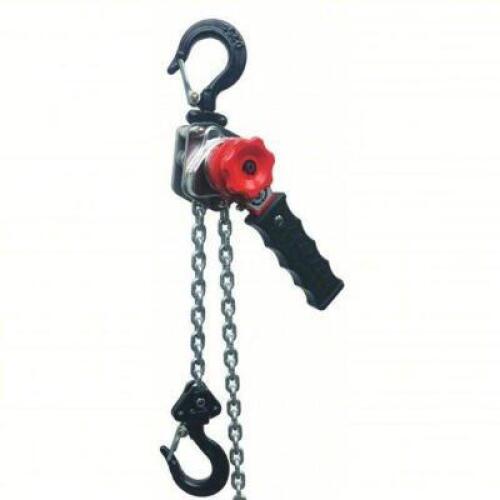 DESCRIPTION: (1) LEVER CHAIN HOIST BRAND/MODEL: DAYTON #425Z65 INFORMATION: HOOK MOUNTED - NO TROLLEY, 550 LB LIFTING CAPACITY SIZE: 10 FT LIFT LG RET