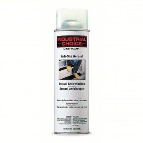 DESCRIPTION: (6) ANTI-SLIP SPRAY PAINT BRAND/MODEL: RUST-OLEUM #4XM10 INFORMATION: CLEAR, ACRYLIC FLOOR COATING SIZE: 17 OZ RETAIL$: $15.82 EA QTY: 6