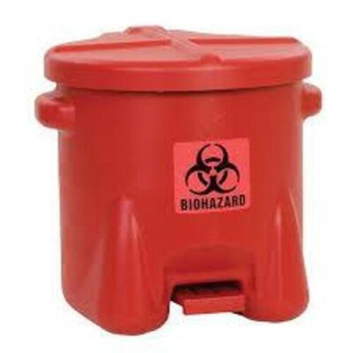 DESCRIPTION: (1) COMBUSTIBLE WASTE CONTAINER BRAND/MODEL: EAGLE #945-BIO INFORMATION: RED SIZE: 10 GALLON RETAIL$: $108.00 EA QTY: 1