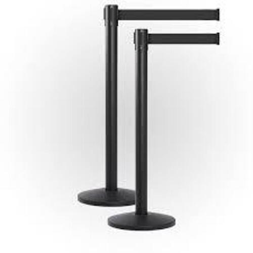 DESCRIPTION: (2) BARRIER POST SET BRAND/MODEL: PRO-SOURCE #60044682 INFORMATION: BLACK SIZE: 7.5' RETAIL$: $223.00 EA QTY: 2