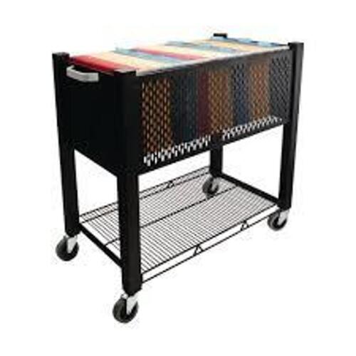 DESCRIPTION: (1) OPEN TOP FILE CARTBRAND/MODEL: INSTACART #VF53000INFORMATION: BLACKSIZE:&nbsp;14 1/4" x 28 1/2" x 27 3/4"RETAIL$: $104.24 EAQTY: 1