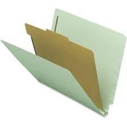 DESCRIPTION: (5) BOXES OF (10) END TAB CLASSIFICATION FOLDERS BRAND/MODEL: NATURE SAVER #SP17251 RETAIL$: $54.41 EA QTY: 5