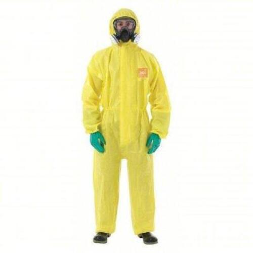 DESCRIPTION: (1) CASE OF (6) WELDED HOODED COVERALL BRAND/MODEL: ANSELL #48MD03 INFORMATION: YELLOW SIZE: 2XL RETAIL$: $401.88 EA QTY: 1