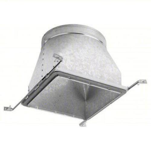 DESCRIPTION: (1) VENT BOOT HANGER BRAND/MODEL: SPEED BOOT #4NXG1 SIZE: Square to Round Adapter Boot, 12 in Dia. 12 in H x 12 in W Collar Size, Steel R