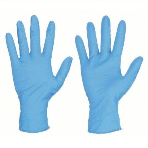 DESCRIPTION: (4) BOXES OF (100) DISPOSABLE GLOVES BRAND/MODEL: MCR SAFETY #49DA78 INFORMATION: BLUE SIZE: XL RETAIL$: $15.78 EA QTY: 4
